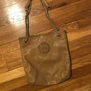 Camel Leather shoulder bag